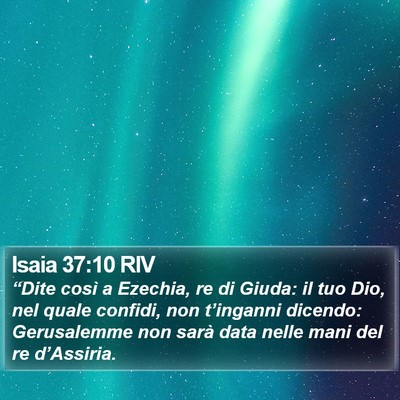 Isaia 37:10 RIV Bible Verse Image