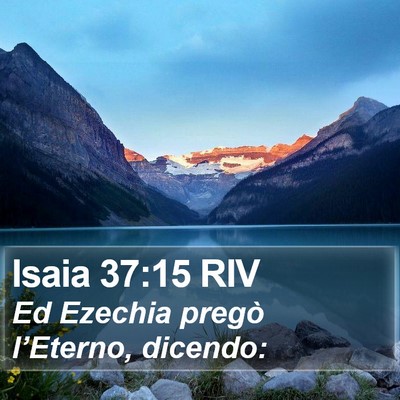 Isaia 37:15 RIV Bible Verse Image