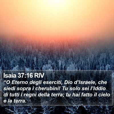 Isaia 37:16 RIV Bible Verse Image