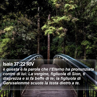 Isaia 37:22 RIV Bible Verse Image
