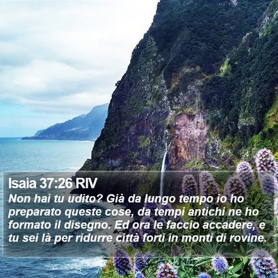Isaia 37:26 RIV Bible Verse Image
