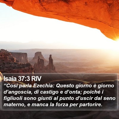 Isaia 37:3 RIV Bible Verse Image