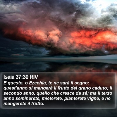 Isaia 37:30 RIV Bible Verse Image