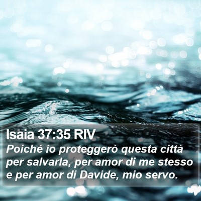 Isaia 37:35 RIV Bible Verse Image