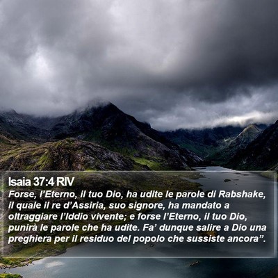 Isaia 37:4 RIV Bible Verse Image