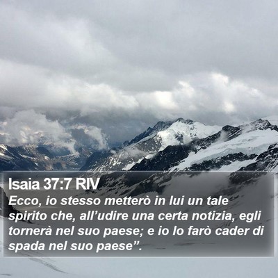 Isaia 37:7 RIV Bible Verse Image