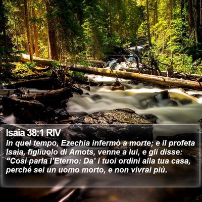 Isaia 38:1 RIV Bible Verse Image