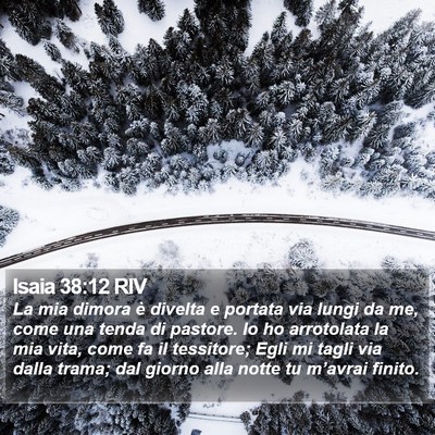 Isaia 38:12 RIV Bible Verse Image
