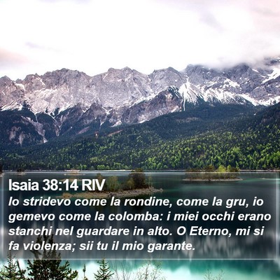 Isaia 38:14 RIV Bible Verse Image
