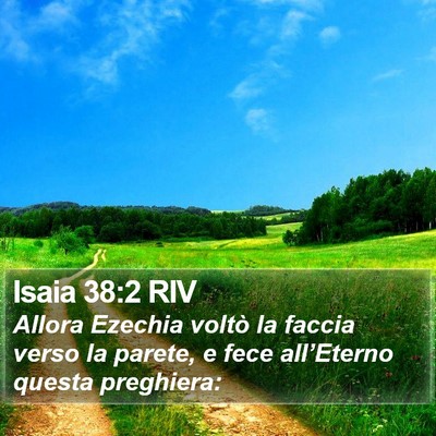 Isaia 38:2 RIV Bible Verse Image
