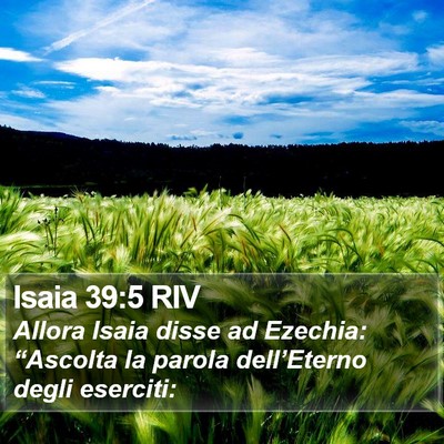 Isaia 39:5 RIV Bible Verse Image