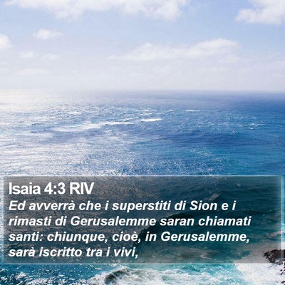 Isaia 4:3 RIV Bible Verse Image