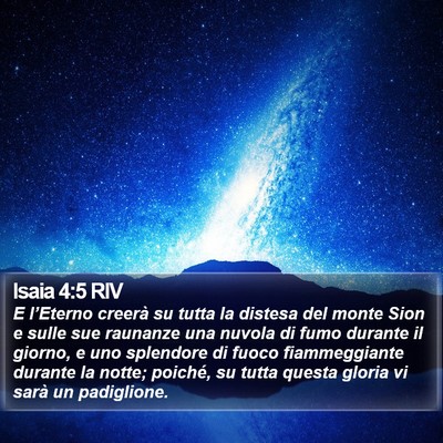 Isaia 4:5 RIV Bible Verse Image