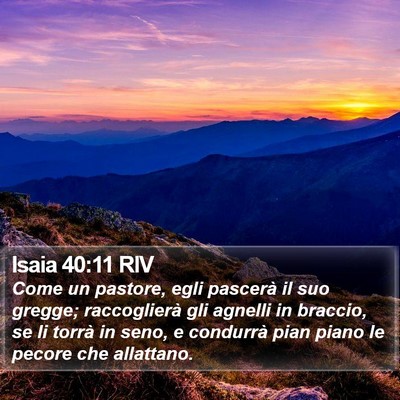 Isaia 40:11 RIV Bible Verse Image