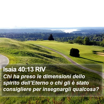 Isaia 40:13 RIV Bible Verse Image