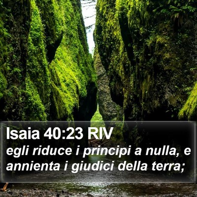 Isaia 40:23 RIV Bible Verse Image