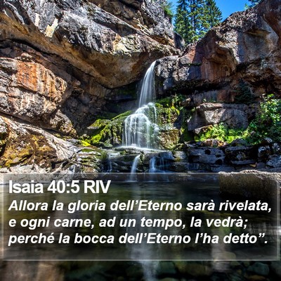 Isaia 40:5 RIV Bible Verse Image