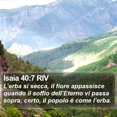 Isaia 40:7 RIV Bible Verse Image