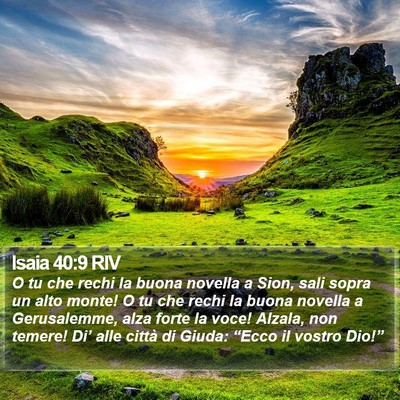 Isaia 40:9 RIV Bible Verse Image