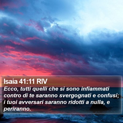 Isaia 41:11 RIV Bible Verse Image