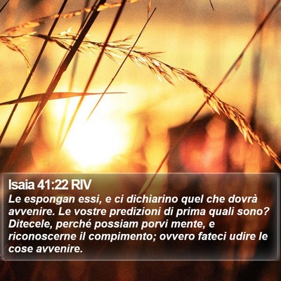 Isaia 41:22 RIV Bible Verse Image