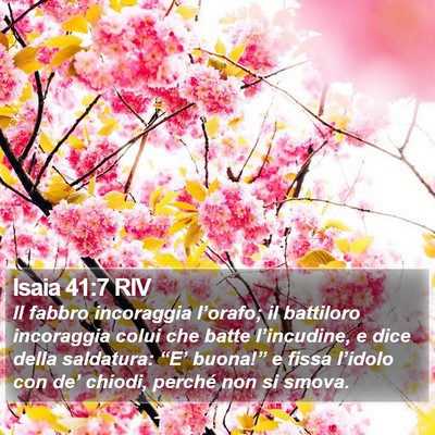 Isaia 41:7 RIV Bible Verse Image