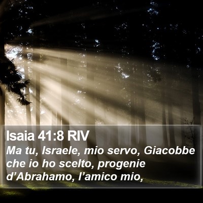 Isaia 41:8 RIV Bible Verse Image