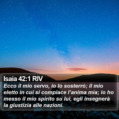 Isaia 42:1 RIV Bible Verse Image
