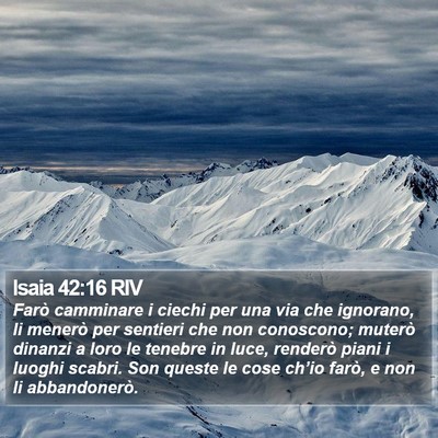 Isaia 42:16 RIV Bible Verse Image