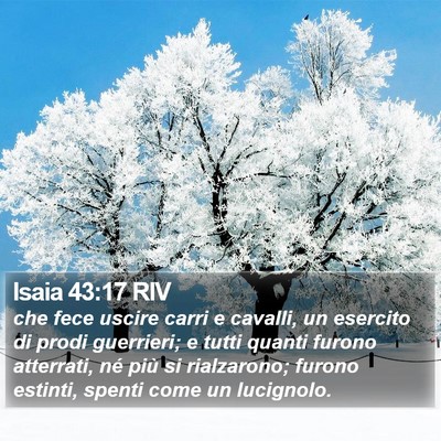 Isaia 43:17 RIV Bible Verse Image