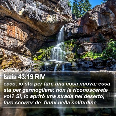 Isaia 43:19 RIV Bible Verse Image
