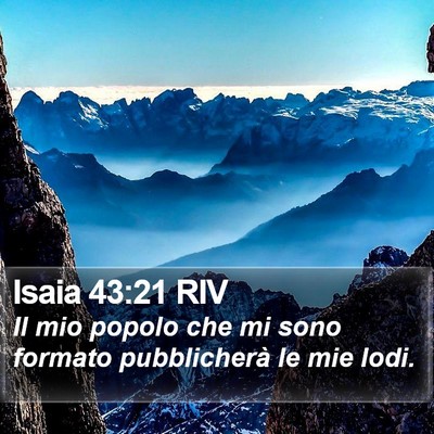 Isaia 43:21 RIV Bible Verse Image
