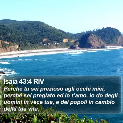 Isaia 43:4 RIV Bible Verse Image