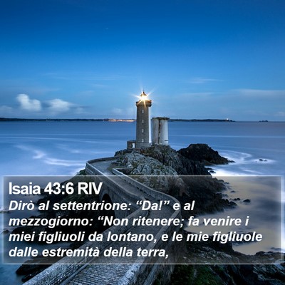Isaia 43:6 RIV Bible Verse Image