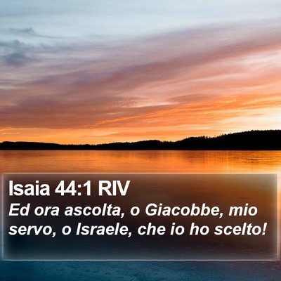 Isaia 44:1 RIV Bible Verse Image
