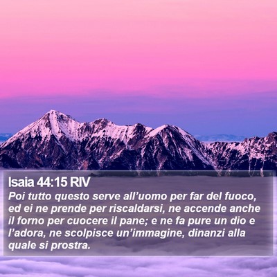 Isaia 44:15 RIV Bible Verse Image