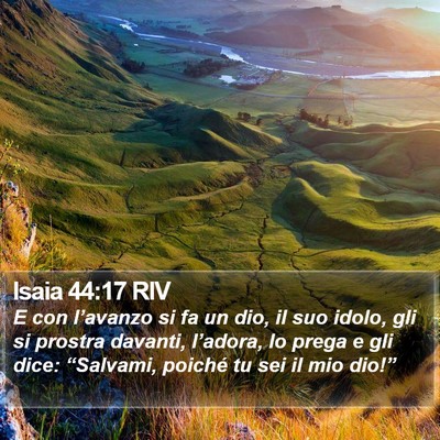 Isaia 44:17 RIV Bible Verse Image
