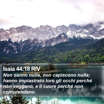Isaia 44:18 RIV Bible Verse Image