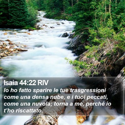 Isaia 44:22 RIV Bible Verse Image