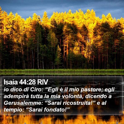 Isaia 44:28 RIV Bible Verse Image