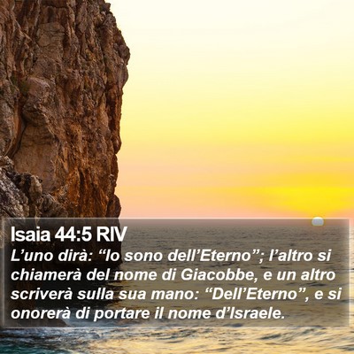 Isaia 44:5 RIV Bible Verse Image