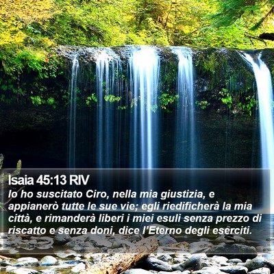 Isaia 45:13 RIV Bible Verse Image