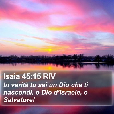 Isaia 45:15 RIV Bible Verse Image