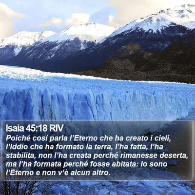 Isaia 45:18 RIV Bible Verse Image