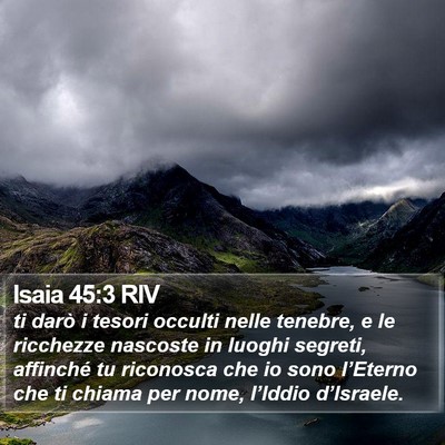 Isaia 45:3 RIV Bible Verse Image