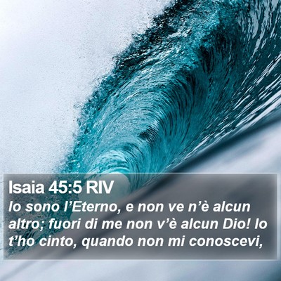 Isaia 45:5 RIV Bible Verse Image