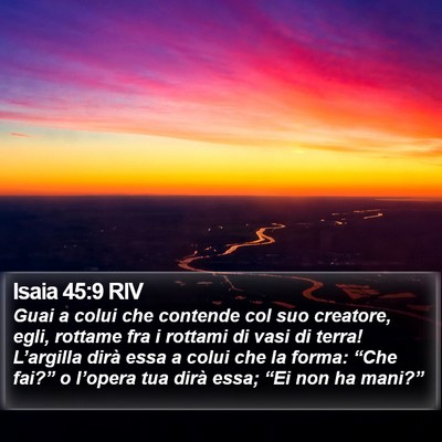 Isaia 45:9 RIV Bible Verse Image