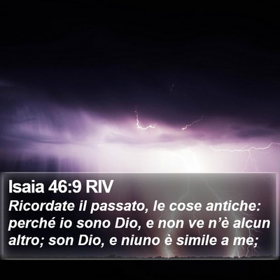 Isaia 46:9 RIV Bible Verse Image