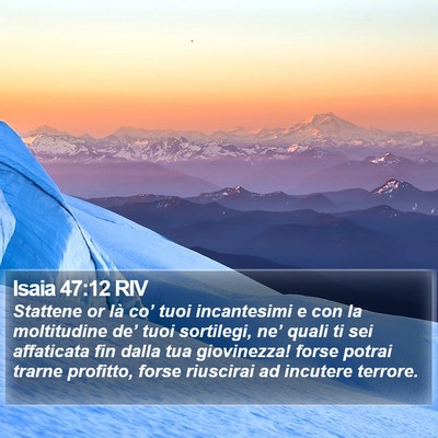 Isaia 47:12 RIV Bible Verse Image