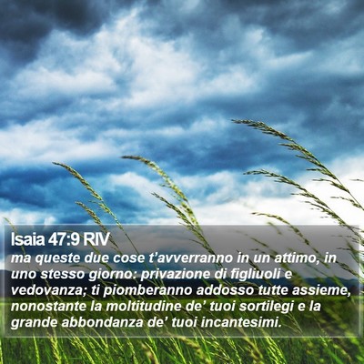 Isaia 47:9 RIV Bible Verse Image
